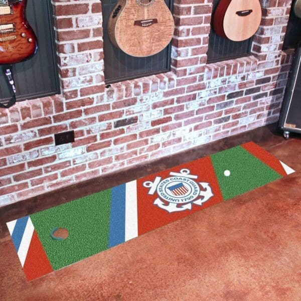 U.S. Coast Guard Putting Green Mat - 1.5ft. x 6ft.-9577