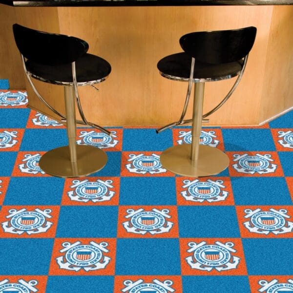 U.S. Coast Guard Team Carpet Tiles - 45 Sq Ft.-15674