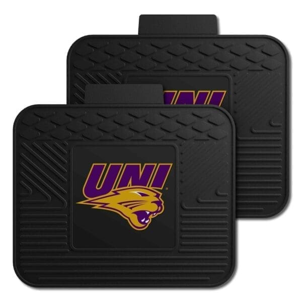 NCAA - University of Northern Iowa Panthers - Back Seat Car Utility Mats - 2 Piece Set - Image 2