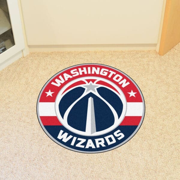 Washington Wizards Roundel Rug - 27in. Diameter-18855
