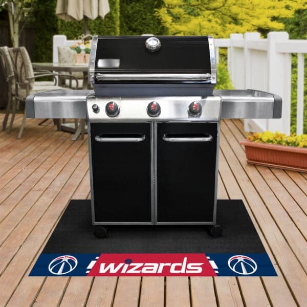 Washington Wizards Vinyl Grill Mat - 26in. x 42in.-14224