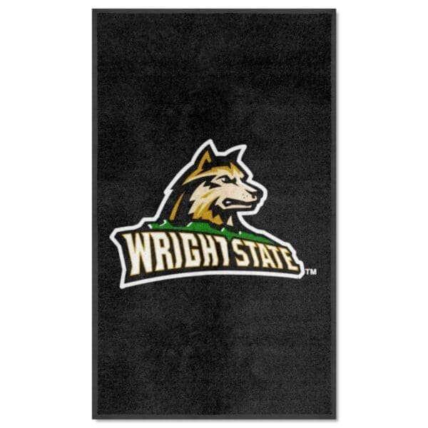 NCAA - Wright State University Raiders - 3X5 High-Traffic Mat with Durable Rubber Backing - Portrait Orientation - Image 2